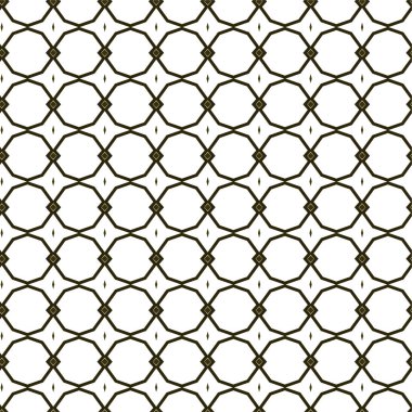 Geometrik süslemeli vektör deseni. Kusursuz tasarım dokusu 