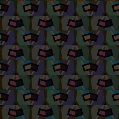 Soyut geometrik süslemesiz desen. tasarım arkaplanı, vektör illüstrasyonu