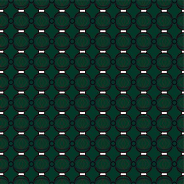 Geometrik süslemeli vektör deseni. Kusursuz tasarım dokusu 