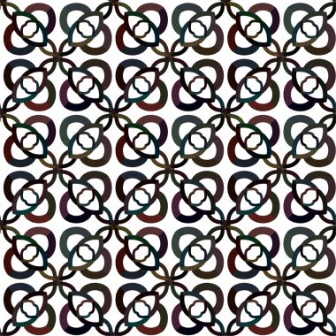 Soyut geometrik süslemesiz desen. tasarım arkaplanı, vektör illüstrasyonu