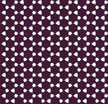 Geometrik süslemeli vektör deseni. Kusursuz tasarım dokusu 