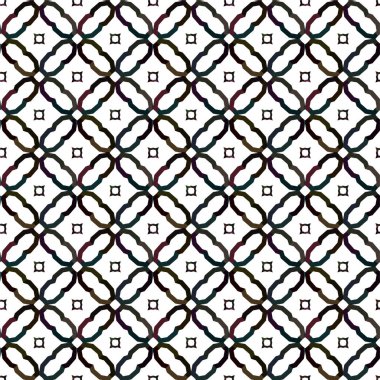 Soyut geometrik süslemesiz desen. tasarım arkaplanı, vektör illüstrasyonu