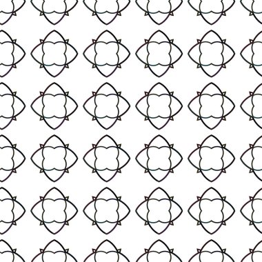 Soyut geometrik süslemesiz desen. tasarım arkaplanı, vektör illüstrasyonu