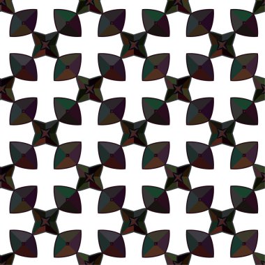 Soyut geometrik süslemesiz desen. tasarım arkaplanı, vektör illüstrasyonu