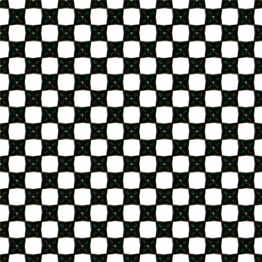 Geometrik süslemeli vektör deseni. Kusursuz tasarım dokusu 