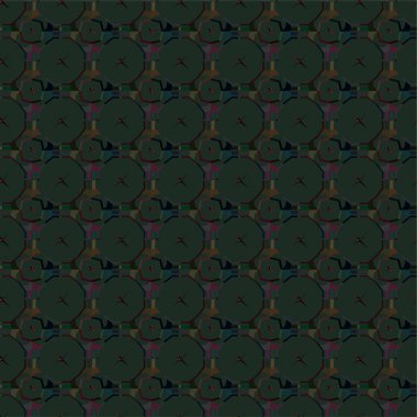 Geometrik süslemeli vektör deseni. Kusursuz tasarım dokusu 