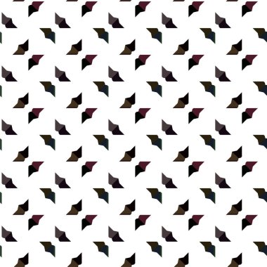 Geometrik süslemeli vektör deseni. Kusursuz tasarım dokusu 