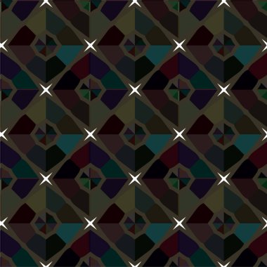 Soyut geometrik süslemesiz desen. tasarım arkaplanı, vektör illüstrasyonu
