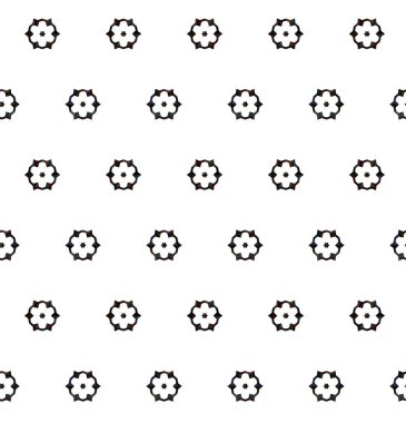 Geometrik süslemeli vektör deseni. Kusursuz tasarım dokusu 