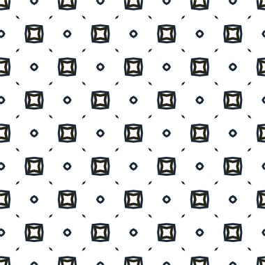 Geometrik süslemeli vektör deseni. Kusursuz tasarım dokusu 