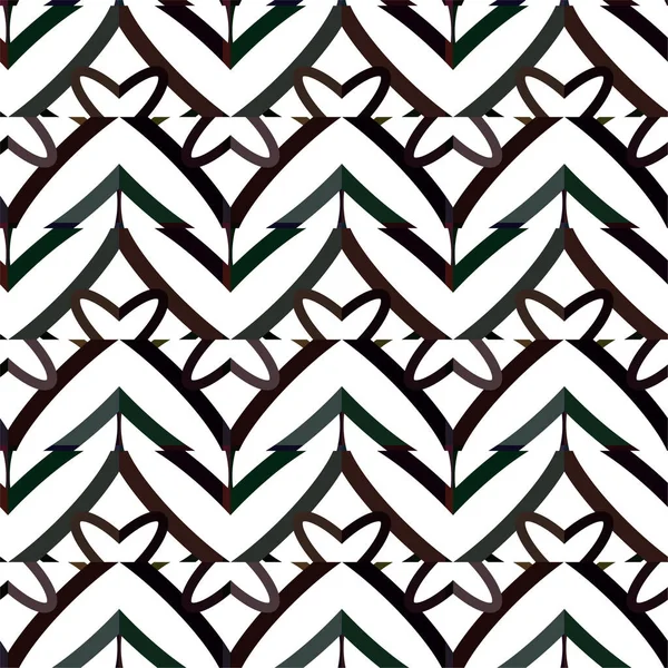 Abstrakte Geometrische Ornamentale Nahtlose Muster Design Hintergrund Vektorillustration — Stockvektor