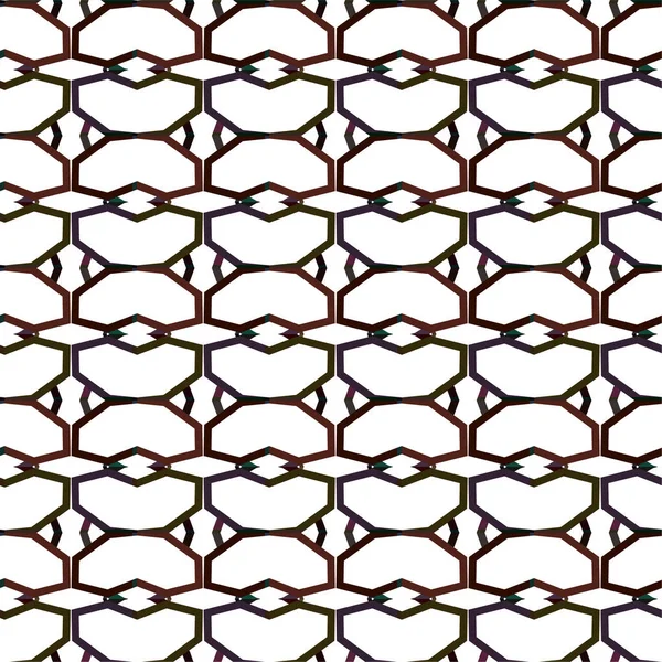 Abstrakte Geometrische Ornamentale Nahtlose Muster Design Hintergrund Vektorillustration — Stockvektor