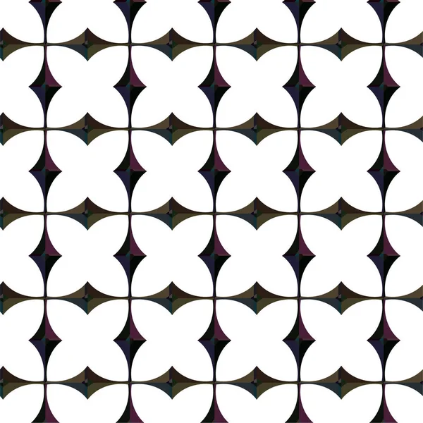 Geometrisches Ornamentales Vektormuster Nahtlose Design Textur — Stockvektor