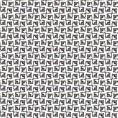 Geometrik süslemeli vektör deseni. Kusursuz tasarım dokusu 