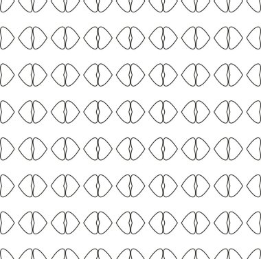 Geometrik süslemeli vektör deseni. Kusursuz tasarım dokusu 