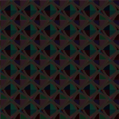 Geometrik süslemeli vektör deseni. Kusursuz tasarım dokusu 