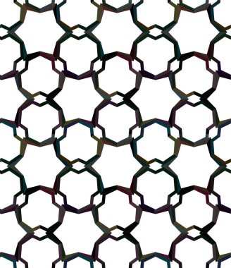 Soyut geometrik süslemesiz desen. tasarım arkaplanı, vektör illüstrasyonu
