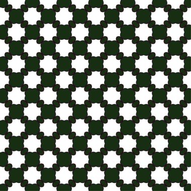 Geometrik süslemeli vektör deseni. Kusursuz tasarım dokusu 