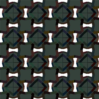 Soyut geometrik süslemesiz desen. tasarım arkaplanı, vektör illüstrasyonu