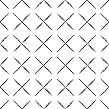 Geometrik süslemeli vektör deseni. Kusursuz tasarım dokusu 