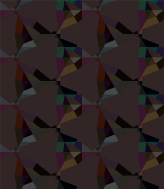 Geometrik süslemeli vektör deseni. Kusursuz tasarım dokusu 