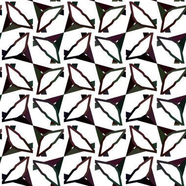 Soyut geometrik süslemesiz desen. tasarım arkaplanı, vektör illüstrasyonu