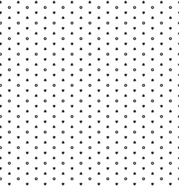 Geometrik süslemeli vektör deseni. Kusursuz tasarım dokusu 