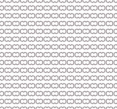 Geometrik süslemeli vektör deseni. Kusursuz tasarım dokusu 