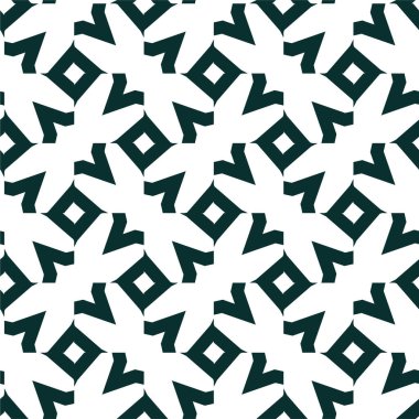 Geometrik süslemeli vektör deseni. Kusursuz tasarım dokusu 