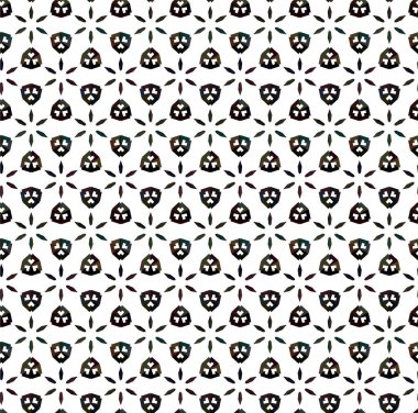 Geometrik süslemeli vektör deseni. Kusursuz tasarım dokusu 