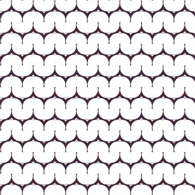 Geometrik süslemeli vektör deseni. Kusursuz tasarım dokusu 