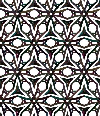 Soyut geometrik süslemesiz desen. tasarım arkaplanı, vektör illüstrasyonu