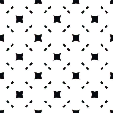 Geometrik süslemeli vektör deseni. Kusursuz tasarım dokusu 