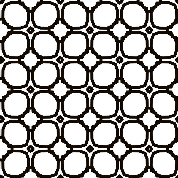 Abstract geometric ornamental seamless pattern. Design background, vector illustration