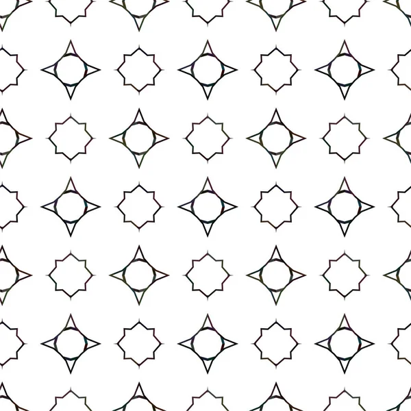 Abstrakte Geometrische Ornamentale Nahtlose Muster Design Hintergrund Vektorillustration — Stockvektor