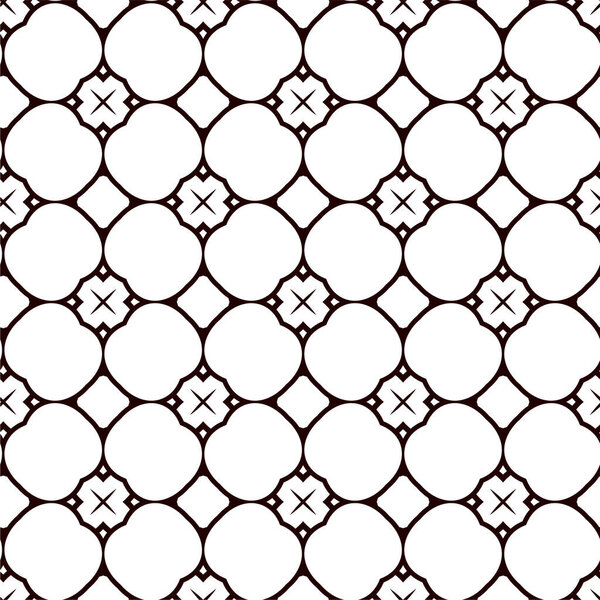 Abstract geometric ornamental seamless pattern. Design background, vector illustration