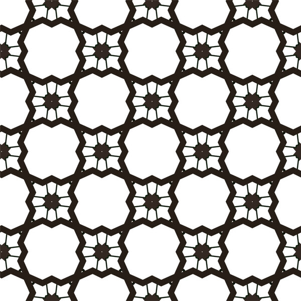 Abstract geometric ornamental seamless pattern. Design background, vector illustration