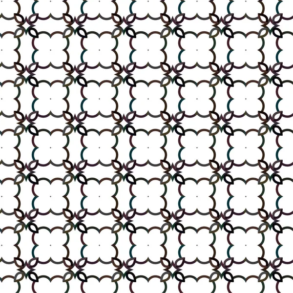 抽象的な幾何学的装飾シームレスパターン デザインの背景ベクトルイラスト — ストックベクタ