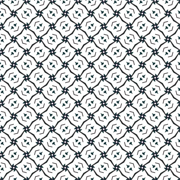 Motif Ornemental Géométrique Abstrait Sans Couture Fond Design Illustration Vectorielle — Image vectorielle