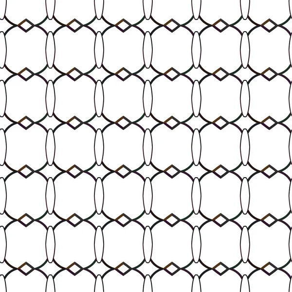 Abstrakt Geometriskt Dekorativt Sömlöst Mönster Design Bakgrund Vektor Illustration — Stock vektor