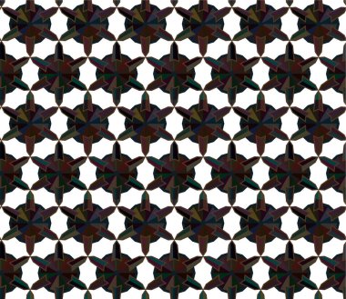 Soyut geometrik süslemesiz desen. tasarım arkaplanı, vektör illüstrasyonu