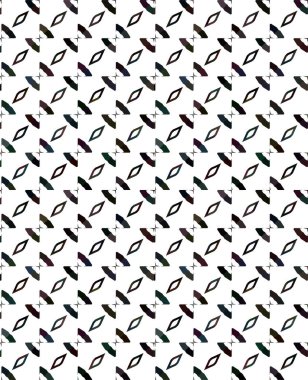 Soyut geometrik süslemesiz desen. tasarım arkaplanı, vektör illüstrasyonu