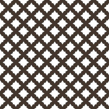 Geometrik süslemeli vektör deseni. Kusursuz tasarım dokusu 