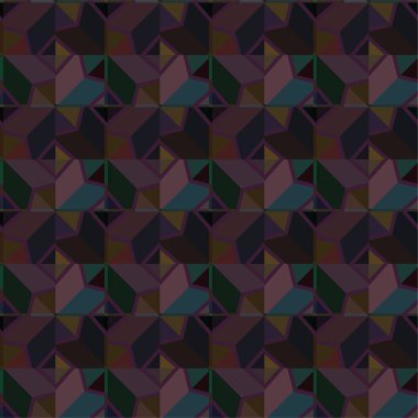 Soyut geometrik süslemesiz desen. tasarım arkaplanı, vektör illüstrasyonu