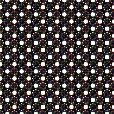 Geometrik süslemeli vektör deseni. Kusursuz tasarım dokusu 