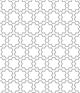 Soyut geometrik süslemesiz desen. tasarım arkaplanı, vektör illüstrasyonu