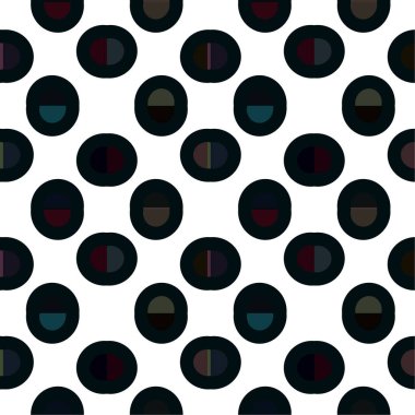 Geometrik süslemeli vektör deseni. Kusursuz tasarım dokusu 