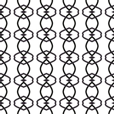 Soyut geometrik süslemesiz desen. tasarım arkaplanı, vektör illüstrasyonu