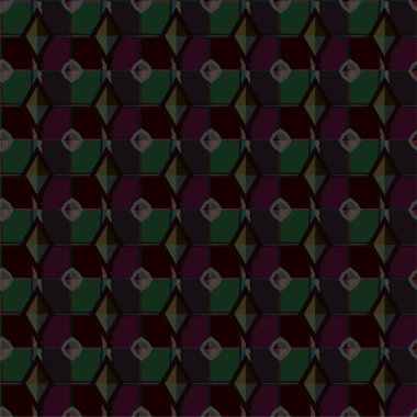 Soyut geometrik süslemesiz desen. tasarım arkaplanı, vektör illüstrasyonu