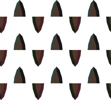 Soyut geometrik süslemesiz desen. tasarım arkaplanı, vektör illüstrasyonu